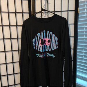 Paramore 2023 Concert Black Long Sleeve Shirt - XL - Band Merch This Why Tour